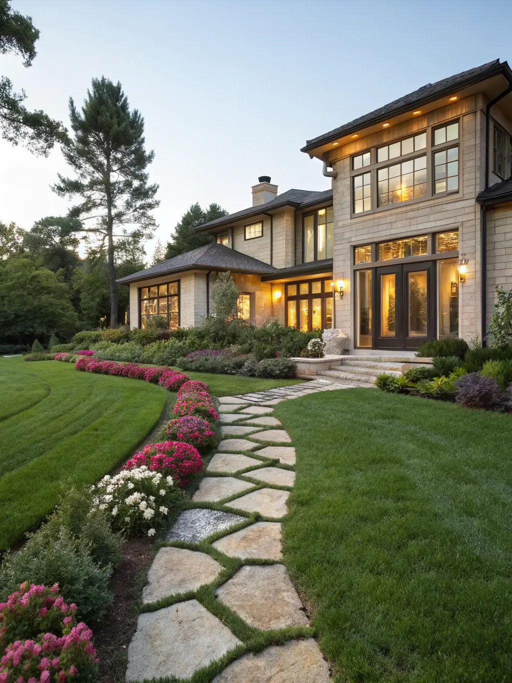 A picture of a well-maintained property exterior, showcasing the curb appeal and overall condition achieved through Circle One's maintenance services.